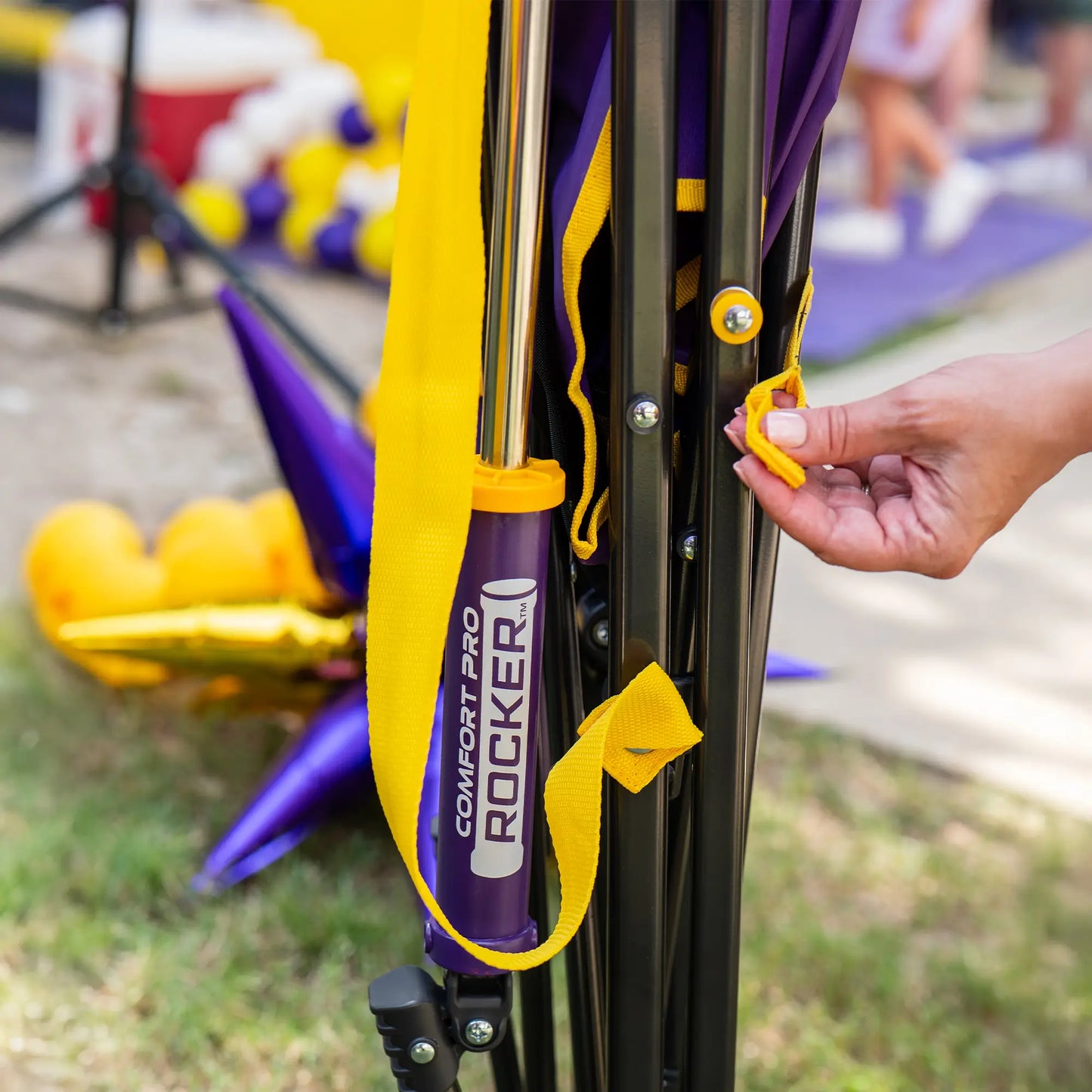 College Comfort Pro Rocker™ - LSU Tigers - Game Day Comfort
