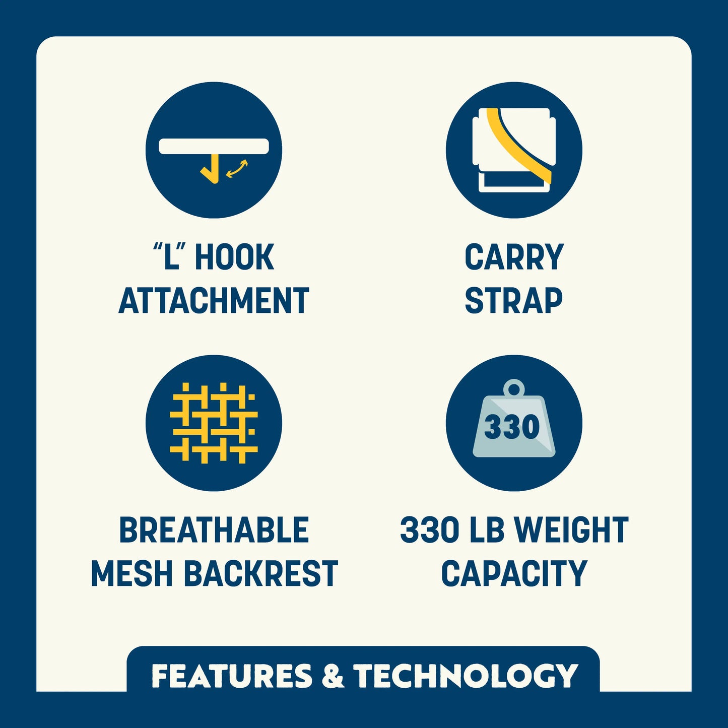 Big Comfort Stadium Chair™ with Armrests - Home Team Comfort