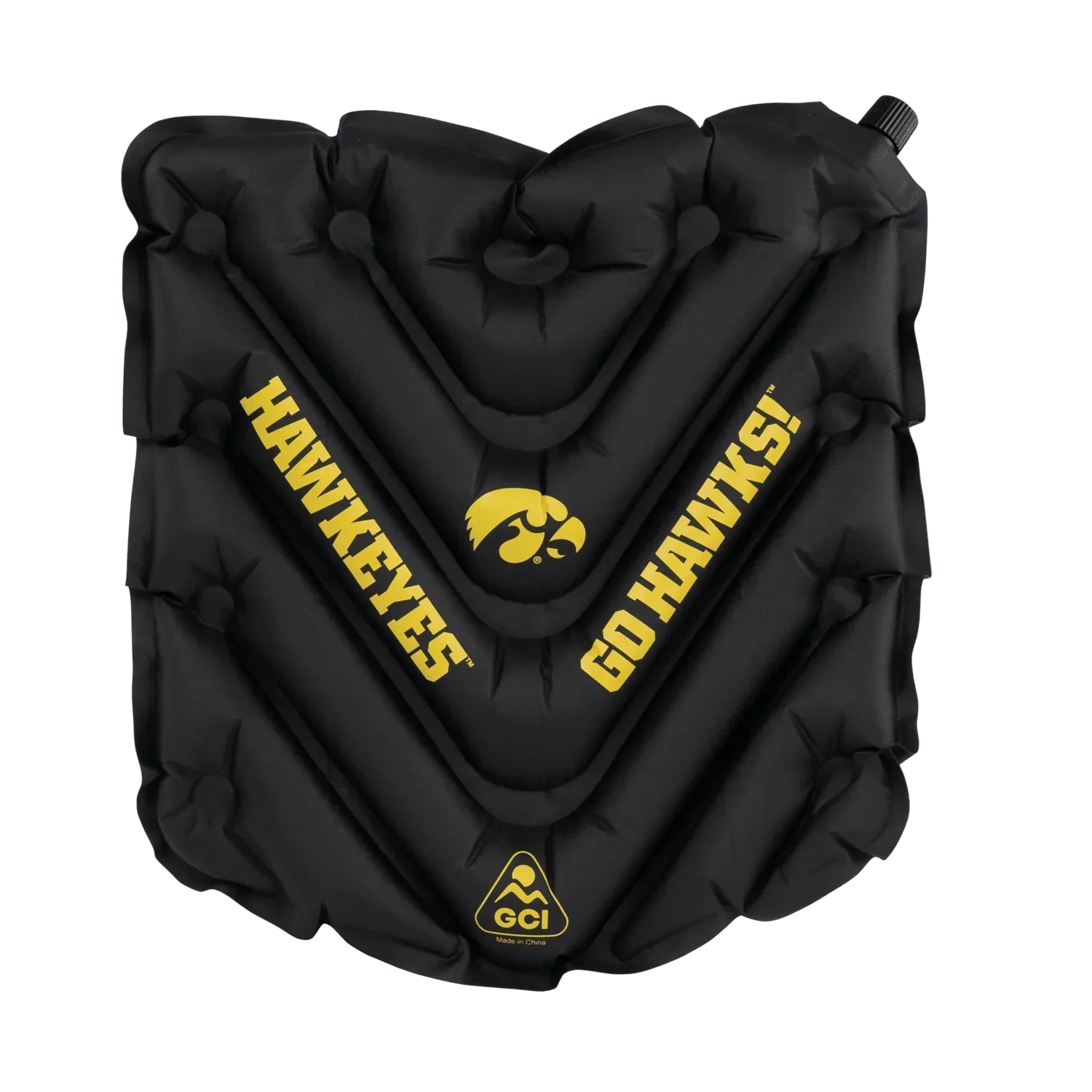 College V Seat™ Inflatable Stadium Cushion - Iowa Hawkeyes - Home Team Style