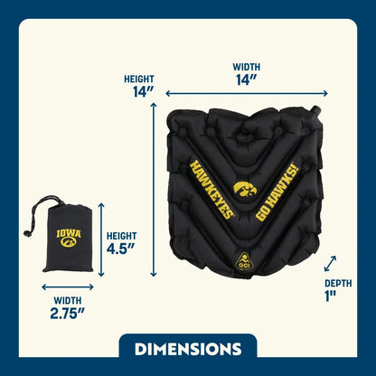 College V Seat™ Inflatable Stadium Cushion - Iowa Hawkeyes - Tailgate Style