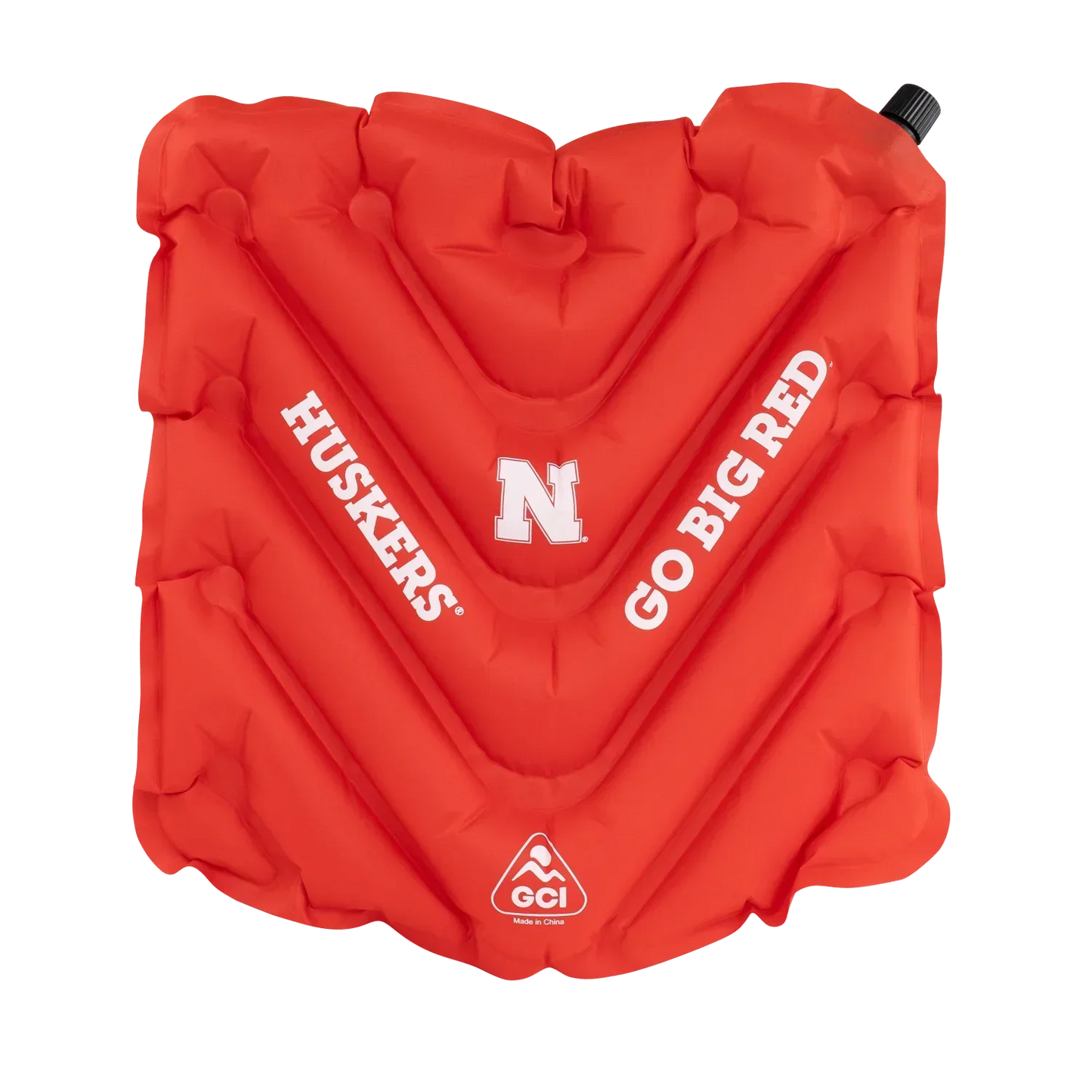 College V Seat™ Inflatable Stadium Cushion - Nebraska Cornhuskers - Weekend Rally Comfort