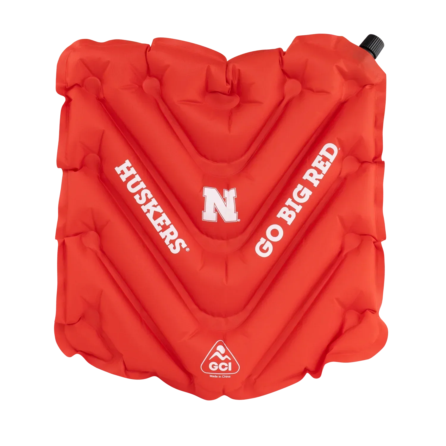 College V Seat™ Inflatable Stadium Cushion - Nebraska Cornhuskers - Weekend Rally Comfort