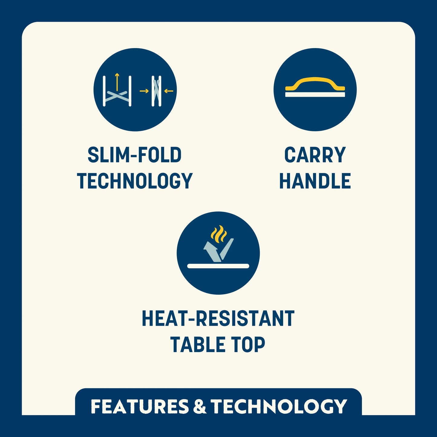 Slim-Fold Table XL™ - Camp Meal Prep