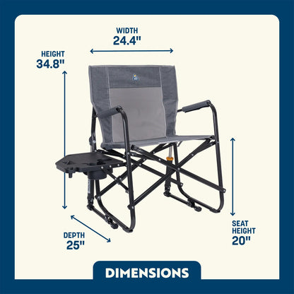 Freestyle Rocker™ with Side Table - Picnic Meal Prep
