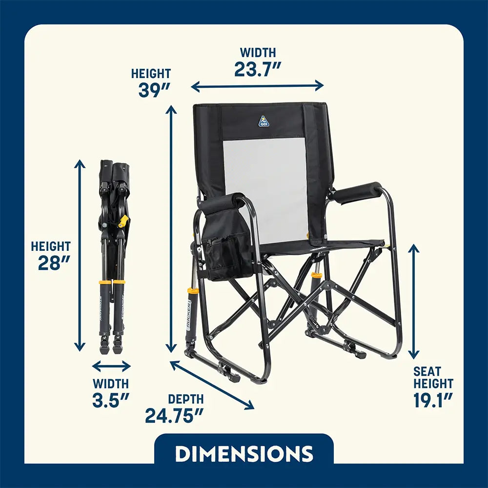 Stowaway Rocker™ - Camp Setup