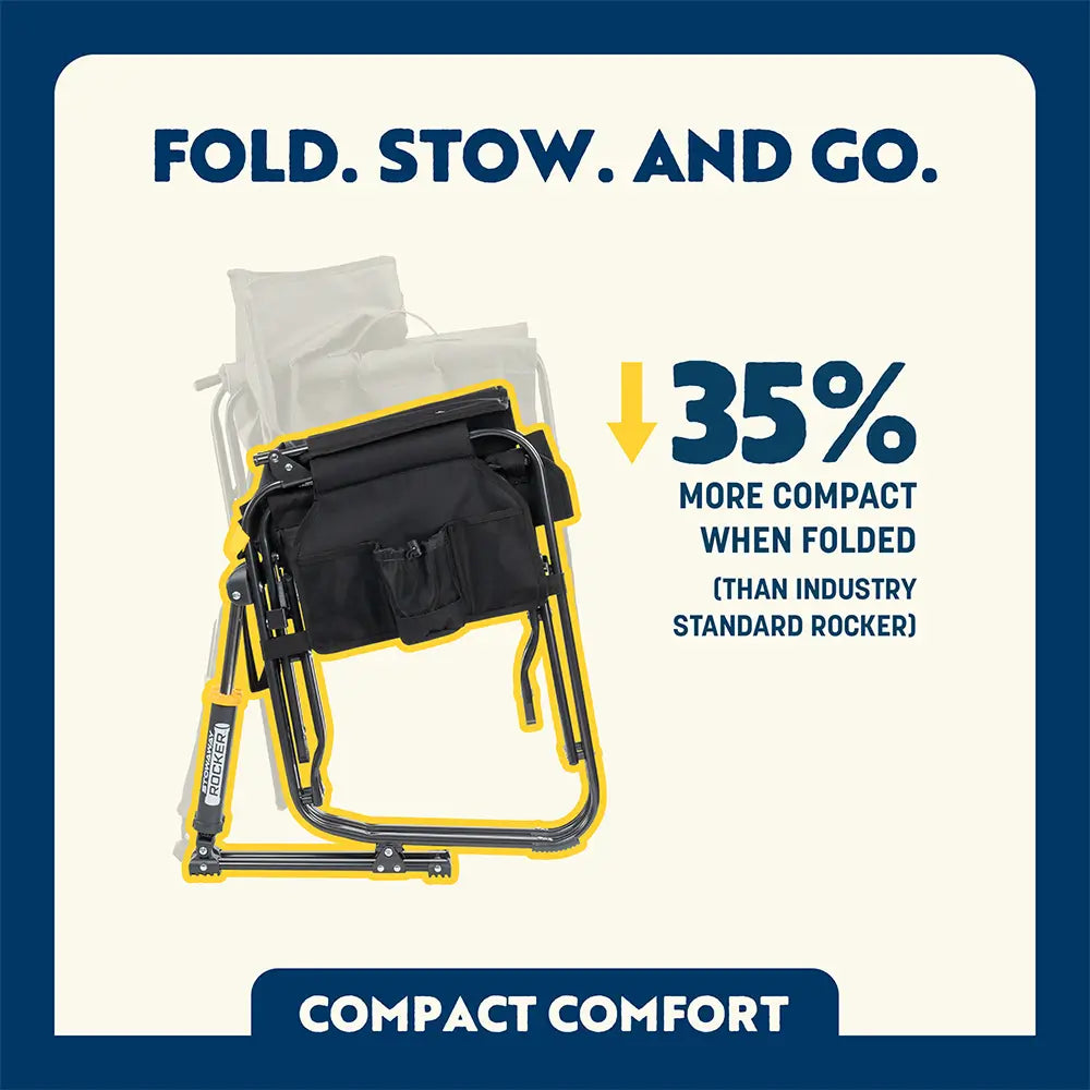 Stowaway Rocker™ - Camp Setup