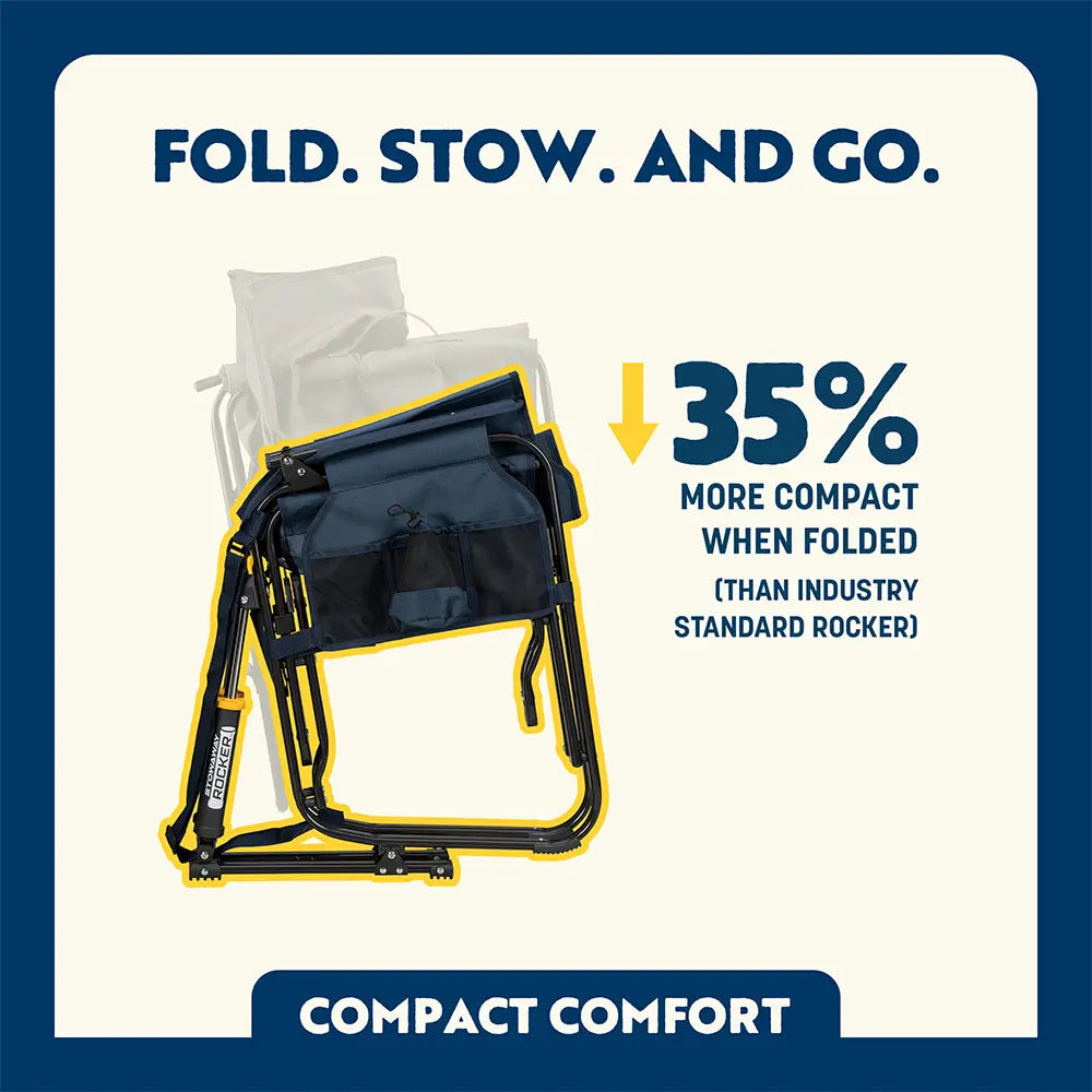 Stowaway Rocker™ - Camp Setup