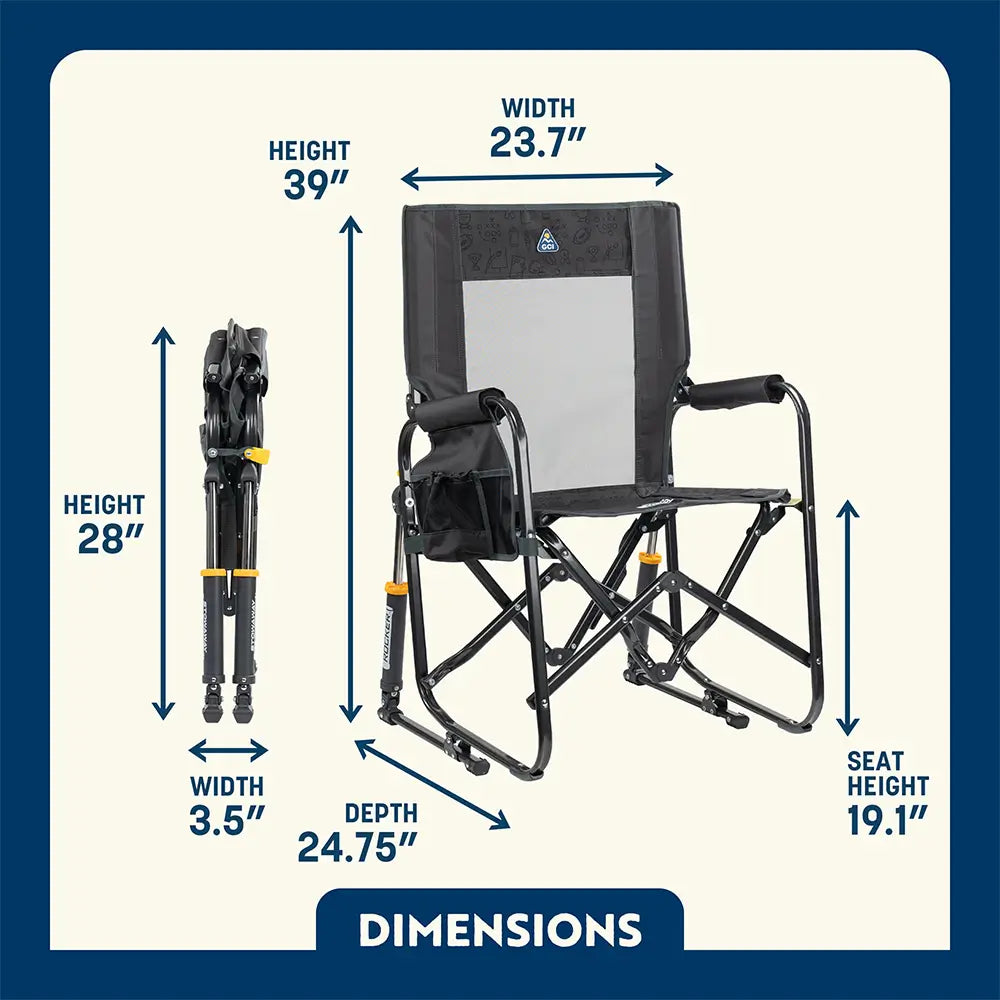 Stowaway Rocker™ - Camp Setup