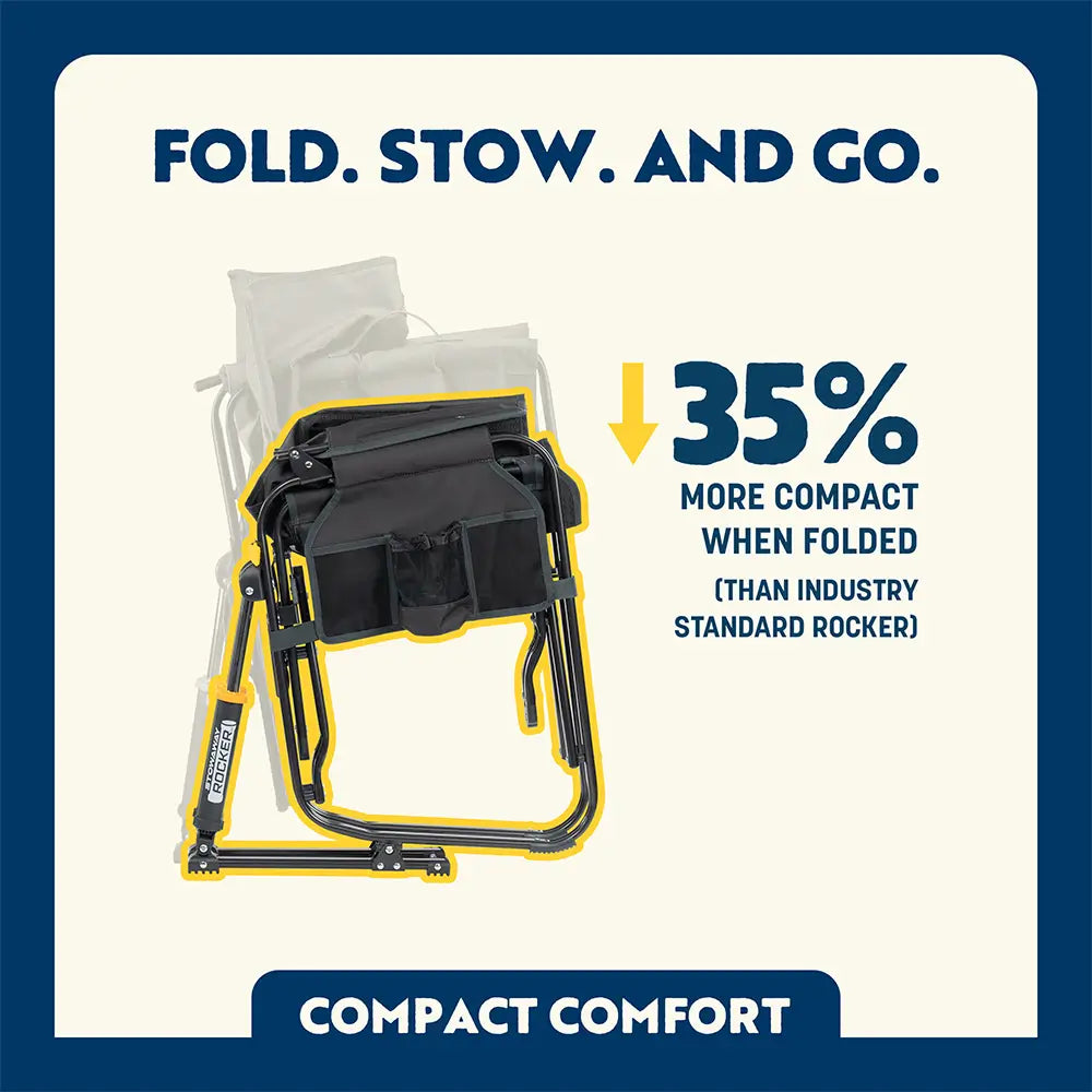 Stowaway Rocker™ - Camp Setup
