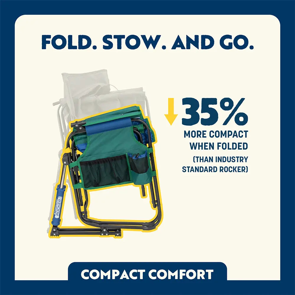 Stowaway Rocker™ - Camp Setup