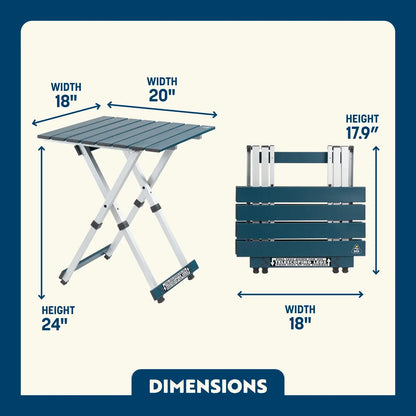 Compact Camp Table 20™ - Weekend Cook Setup