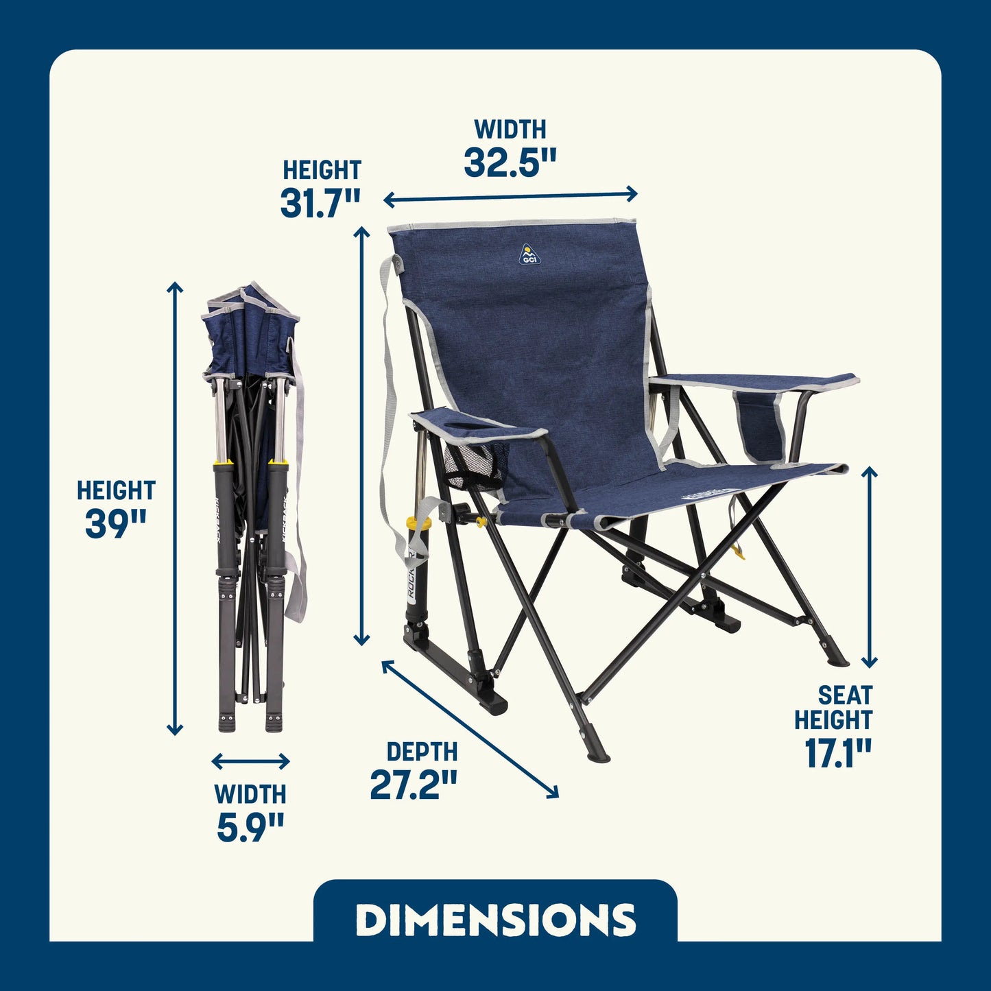 Kickback Rocker™ - Fireside Ready