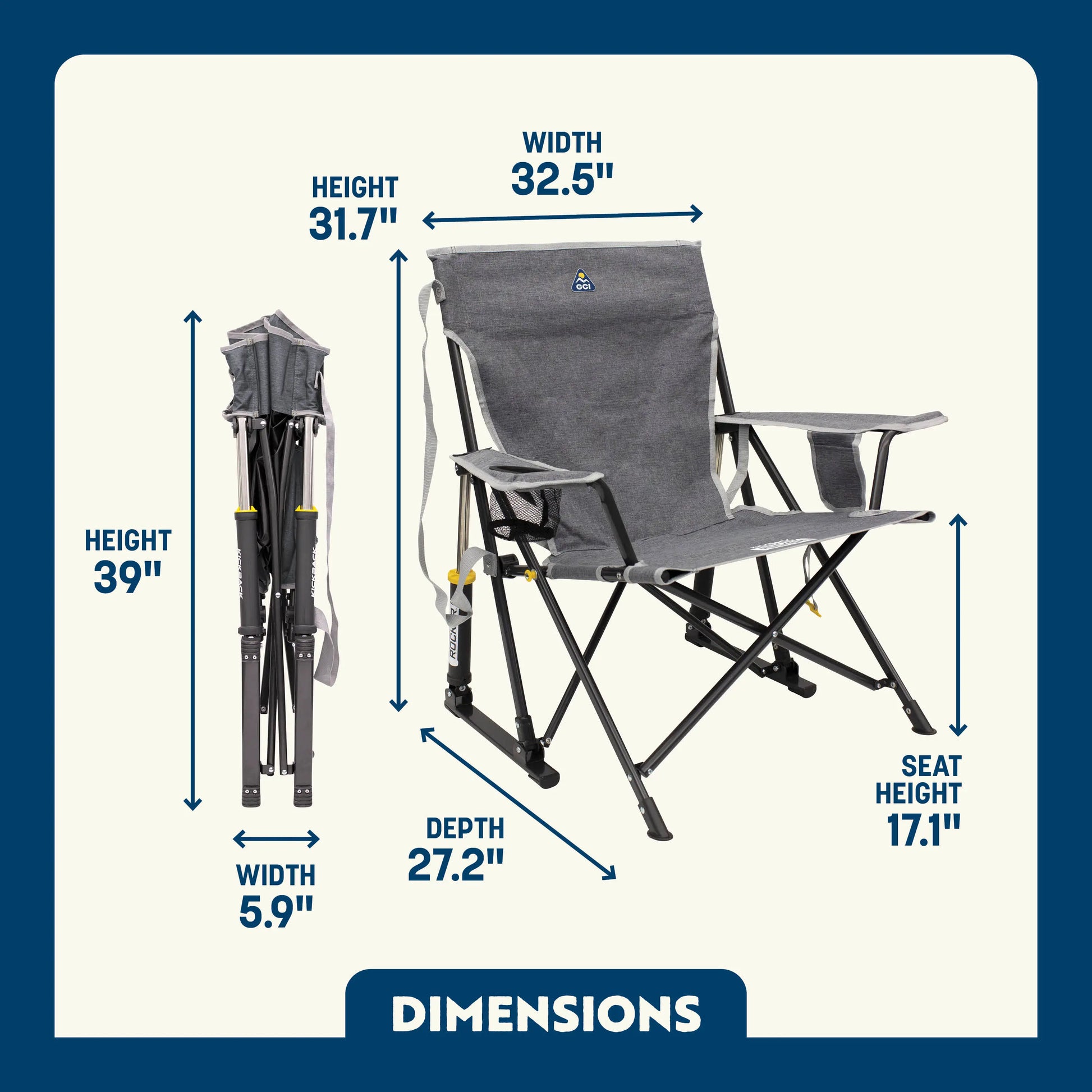Kickback Rocker™ - Fireside Ready