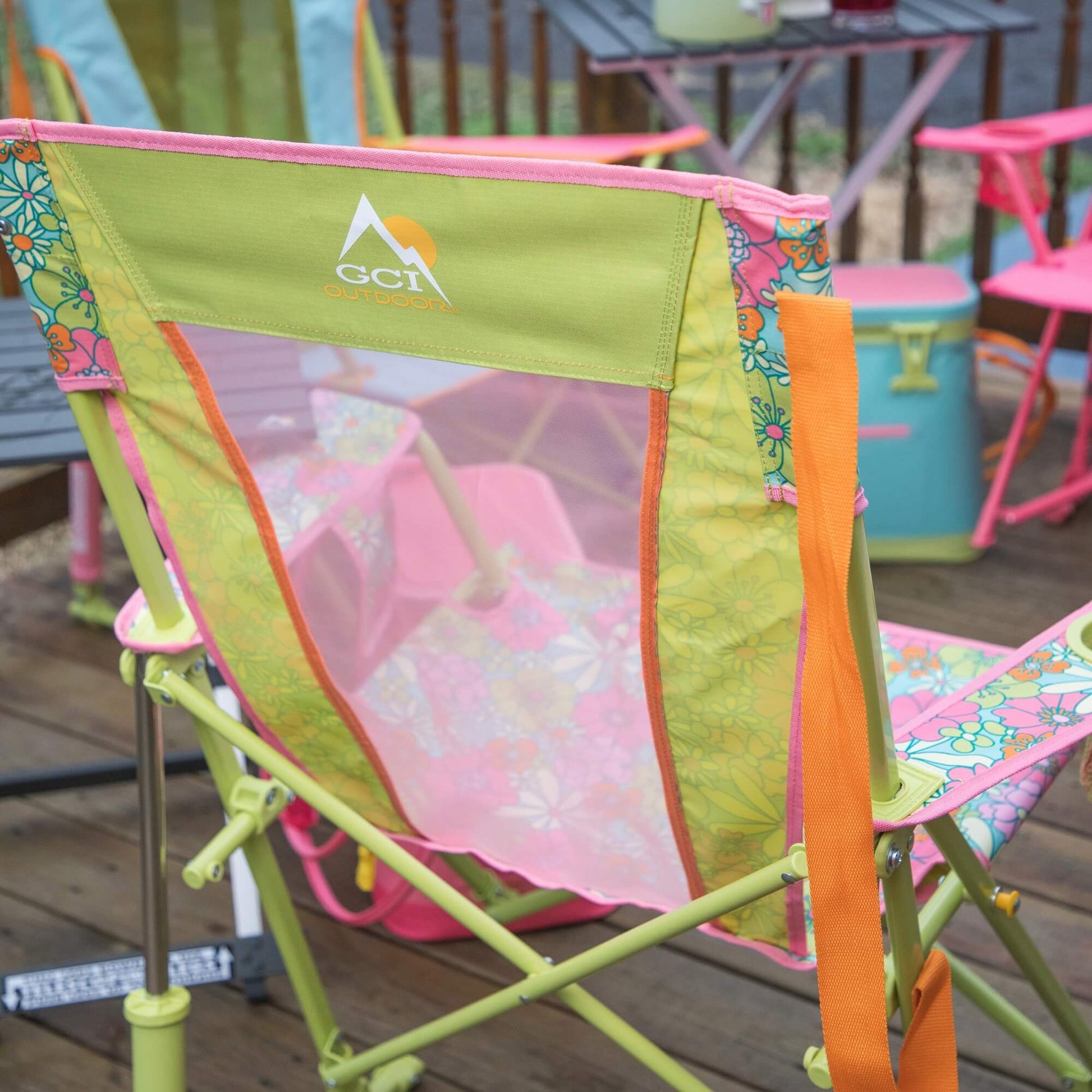 Comfort Pro Rocker - Floral - Open Air Ease