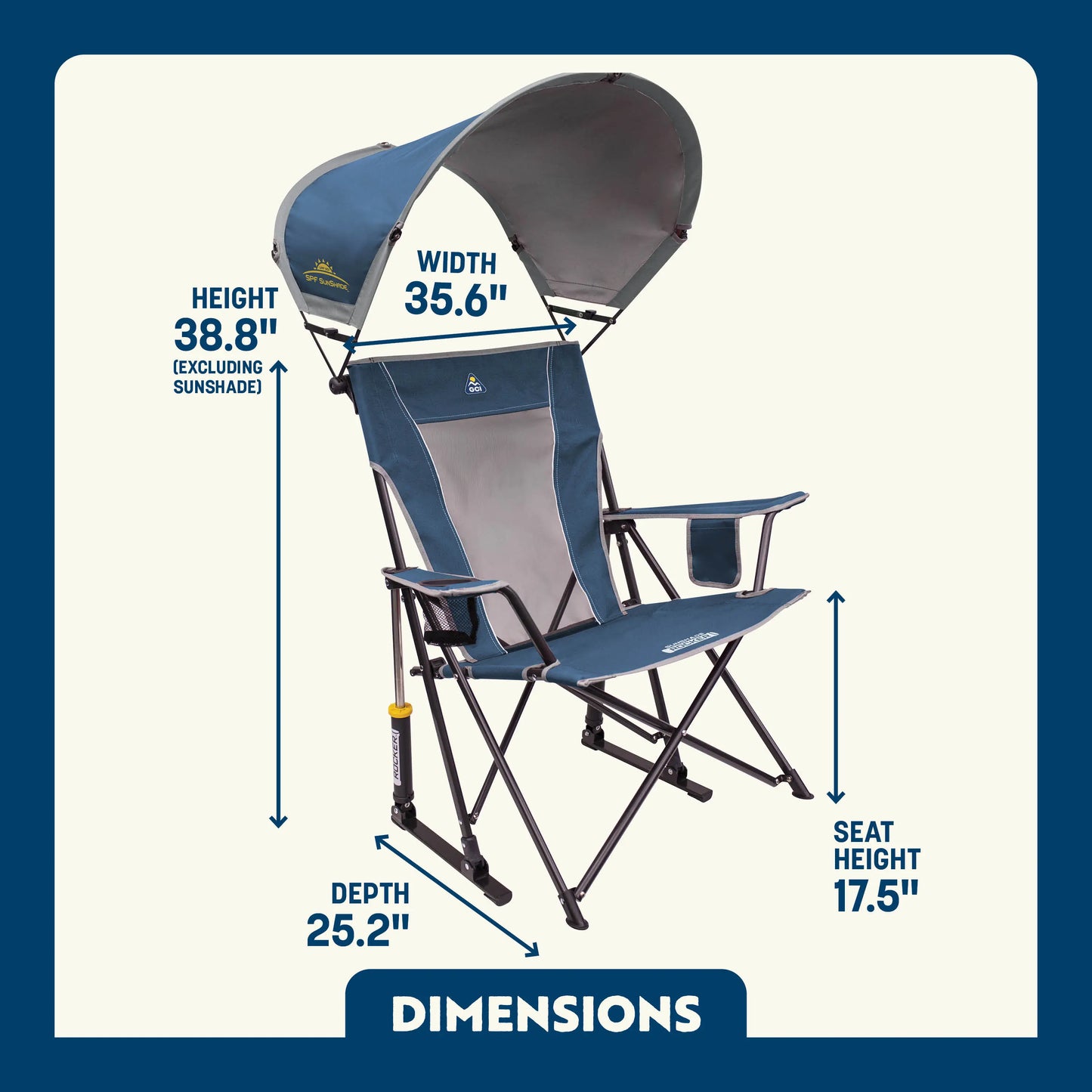 SunShade Rocker™ - All Day Shade