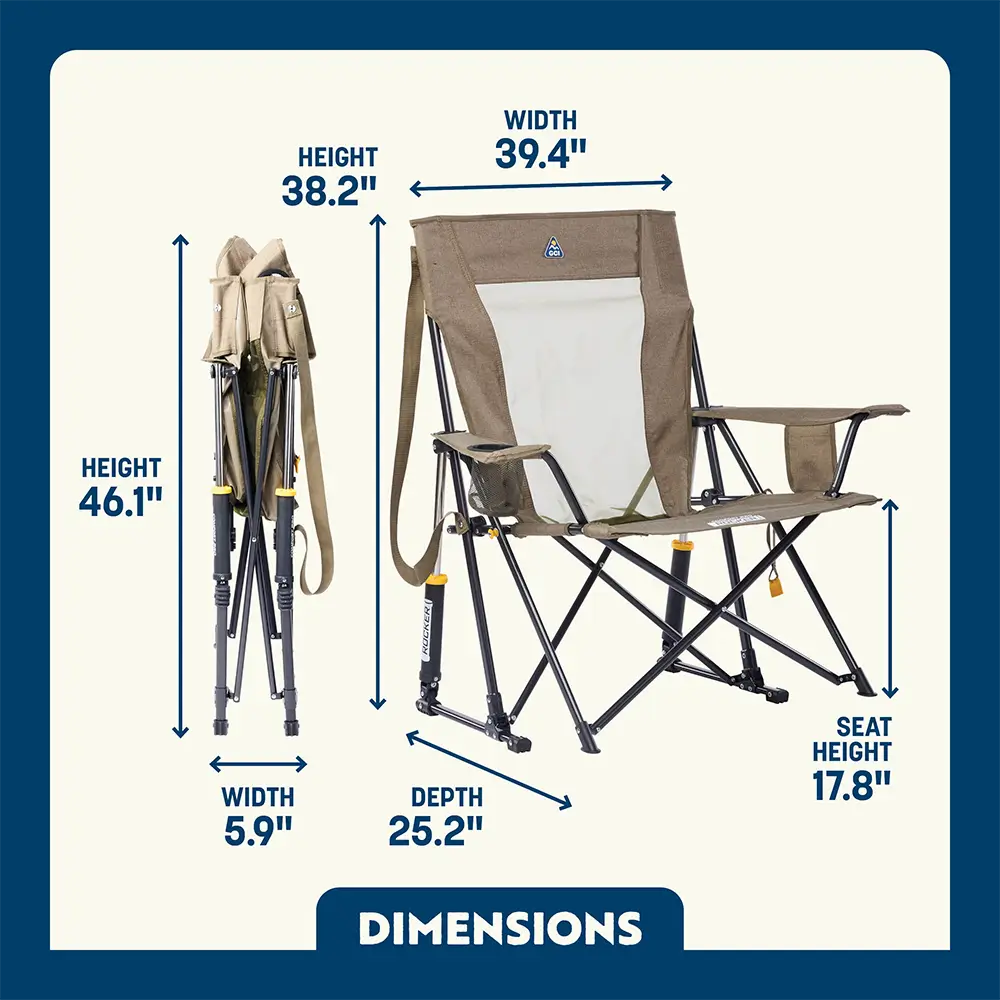 Comfort Pro Rocker XL™ - Summer Camp Ease