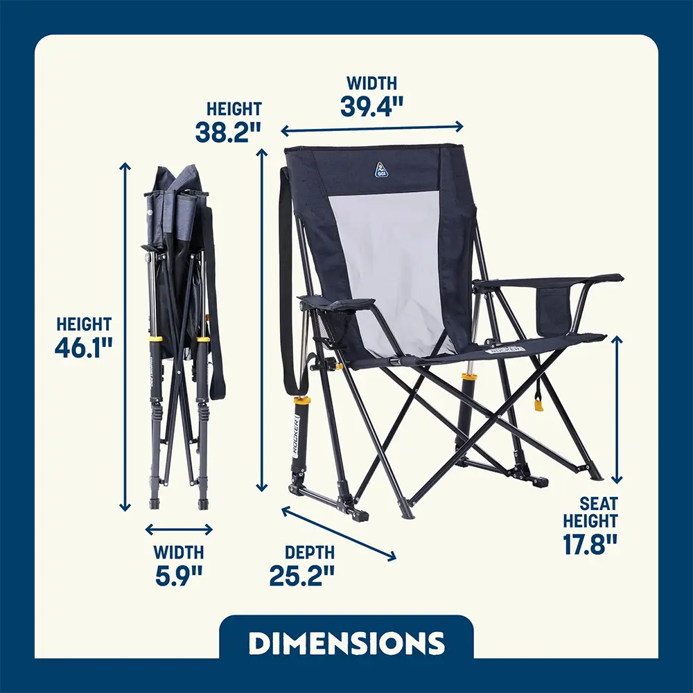 Comfort Pro Rocker XL™ - Summer Camp Ease