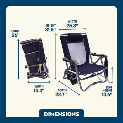 Bi-Fold Slim Event Chair™ - Weekend Ready