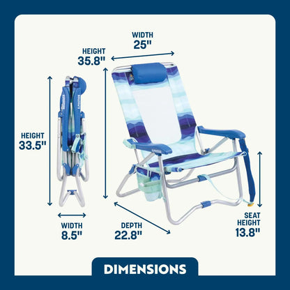 Bi-Fold Beach Chair™ - Seaside Ready