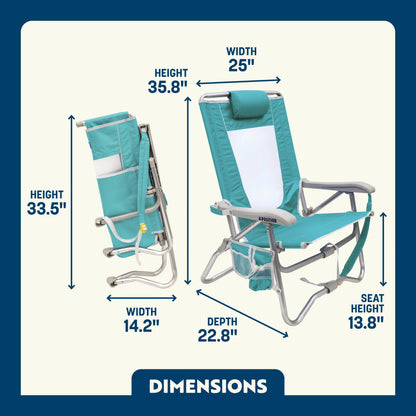 Bi-Fold Beach Chair™ - Seaside Ready