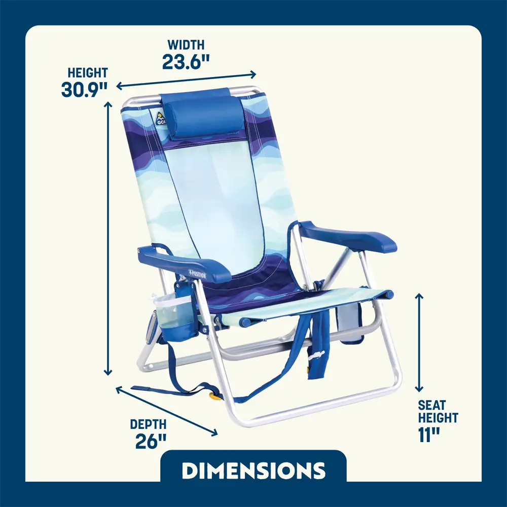 Backpack Beach Chair™ - Ocean Side Ease