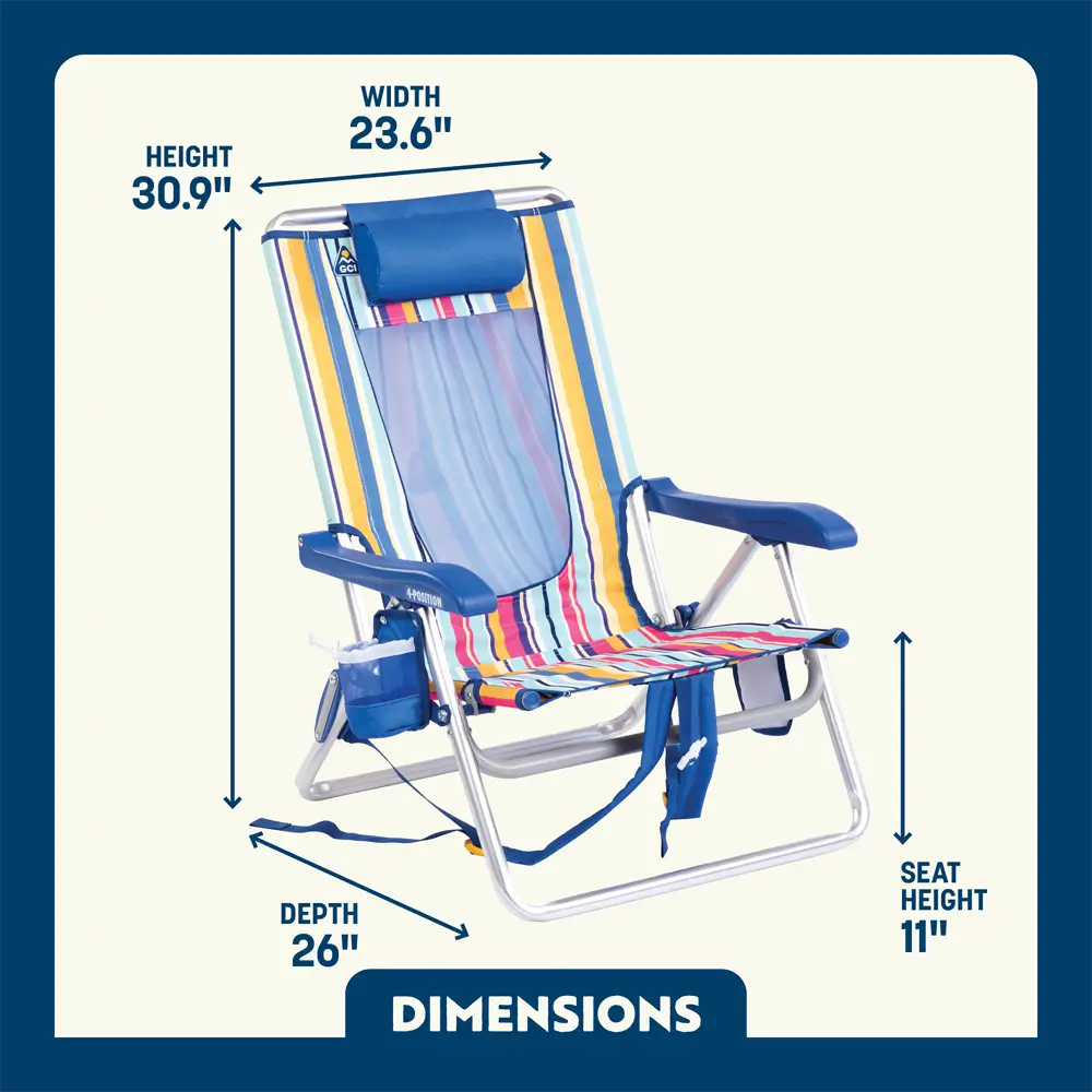Backpack Beach Chair™ - Coastal Retreat