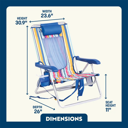 Backpack Beach Chair™ - Coastal Retreat