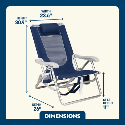 Backpack Beach Chair™ - Coastal Retreat