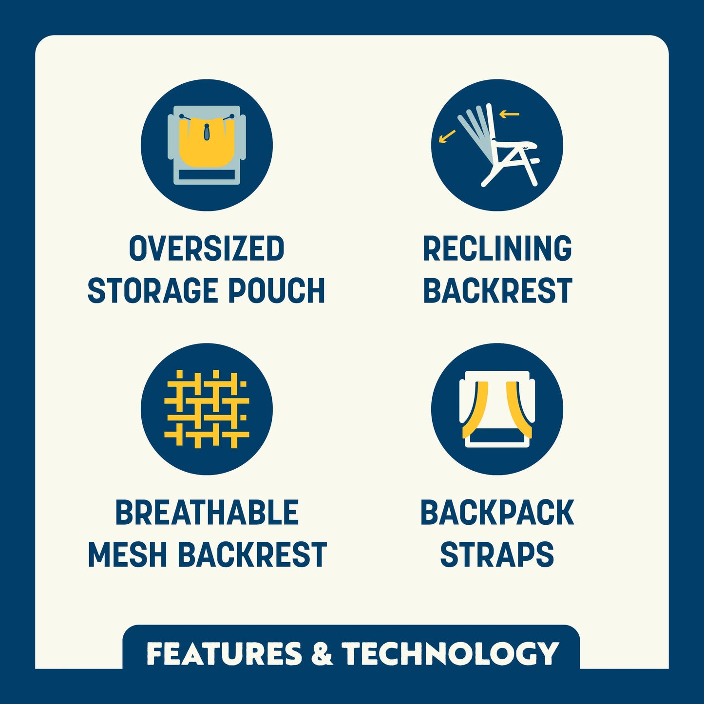 Backpack Beach Chair™ - Coastal Retreat