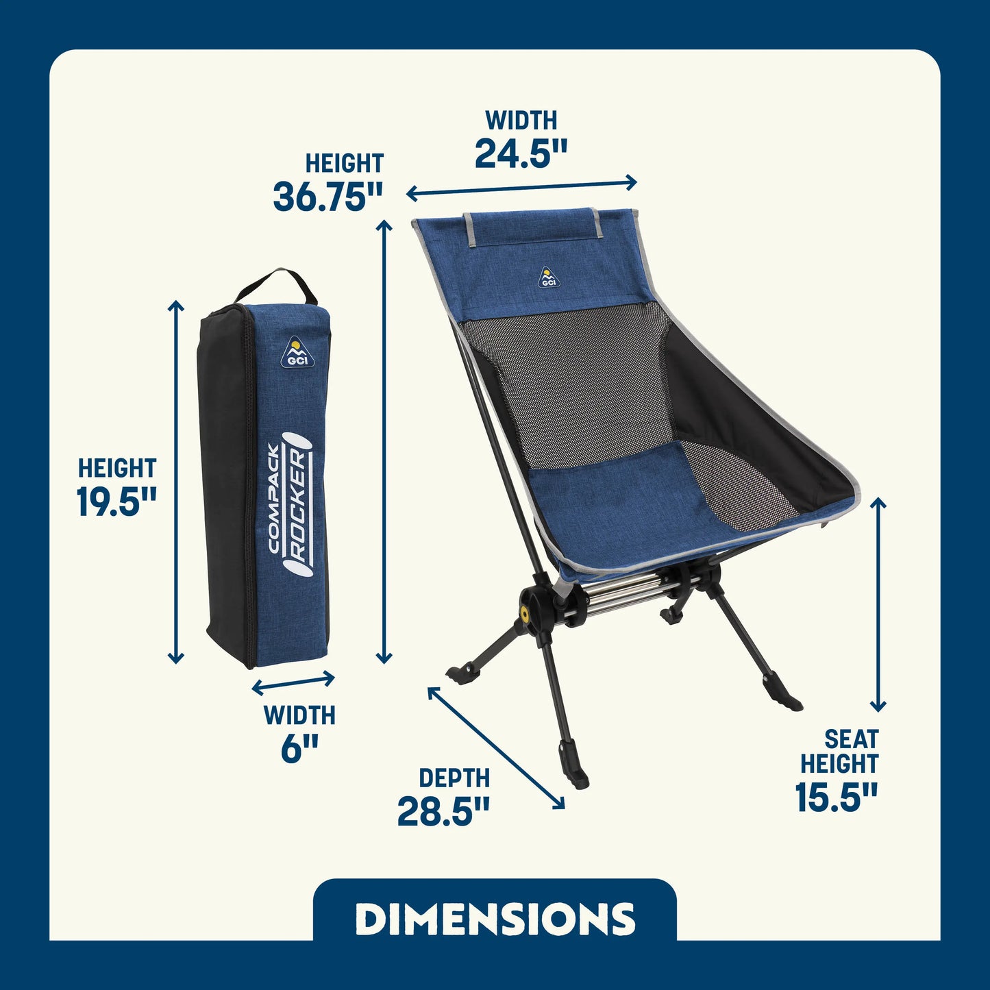 ComPack Rocker™ - Weekend Trail Style
