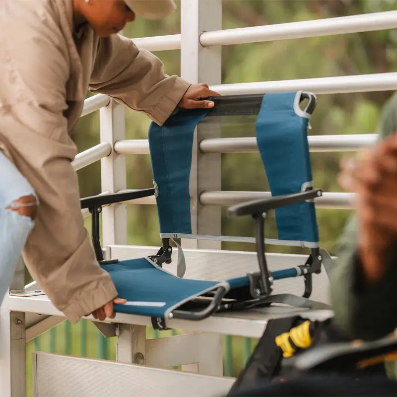 Big Comfort Stadium Chair™ with Armrests - Tailgate Comfort