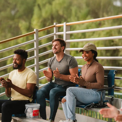 Big Comfort Stadium Chair™ with Armrests - Home Team Comfort