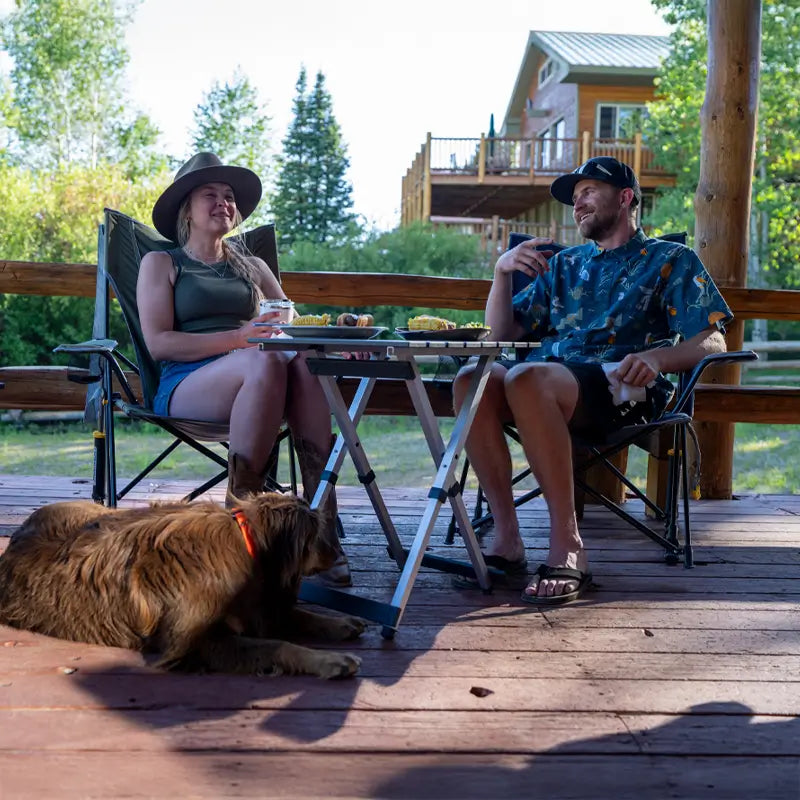 Compact Camp Table 20™ - Weekend Cook Setup