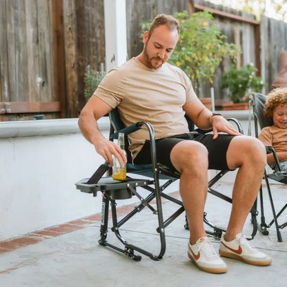 Freestyle Rocker™ with Side Table - Picnic Meal Prep