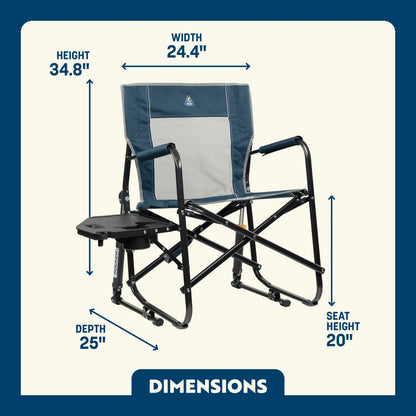 Freestyle Rocker™ with Side Table - Picnic Meal Prep