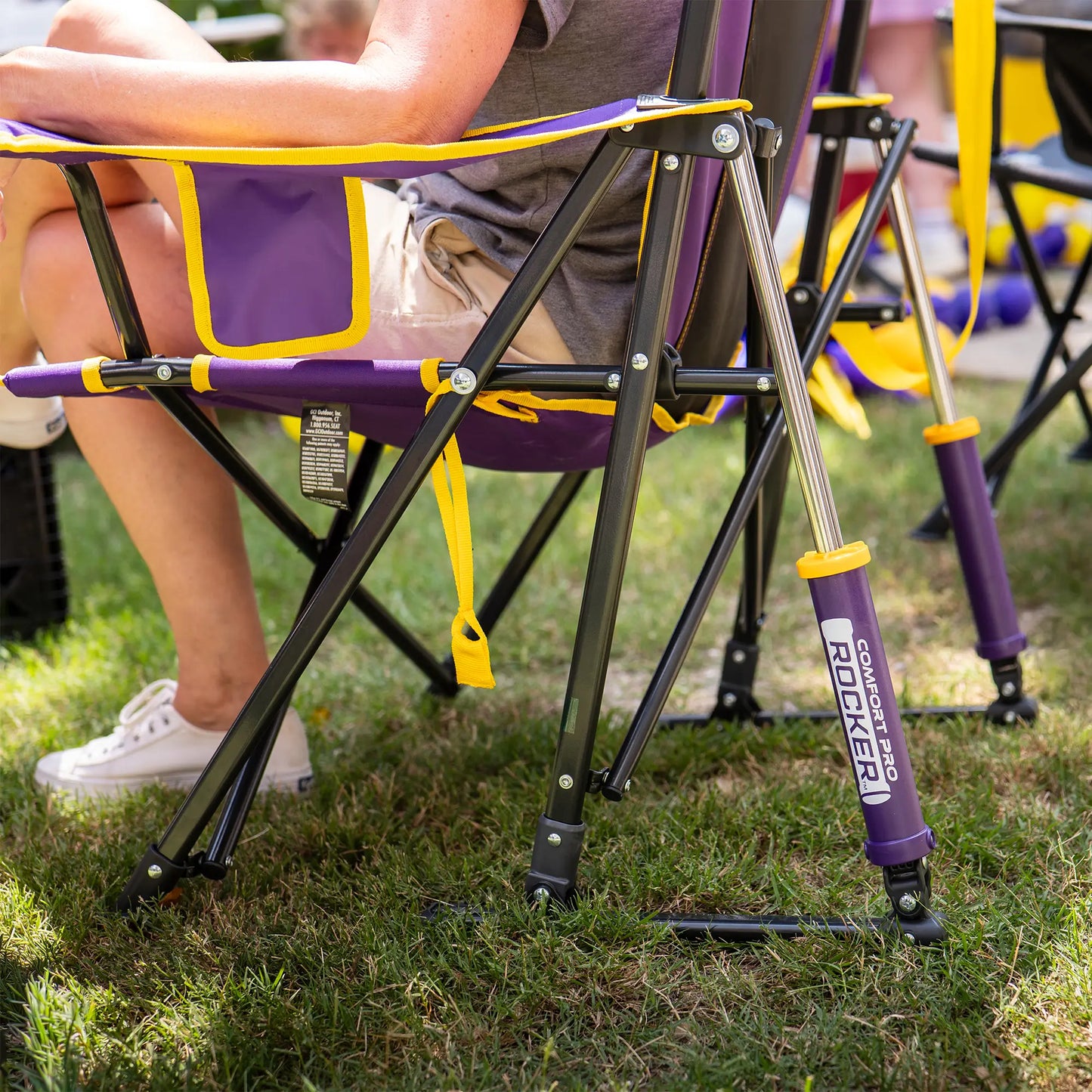 College Comfort Pro Rocker™ - LSU Tigers - Game Day Comfort