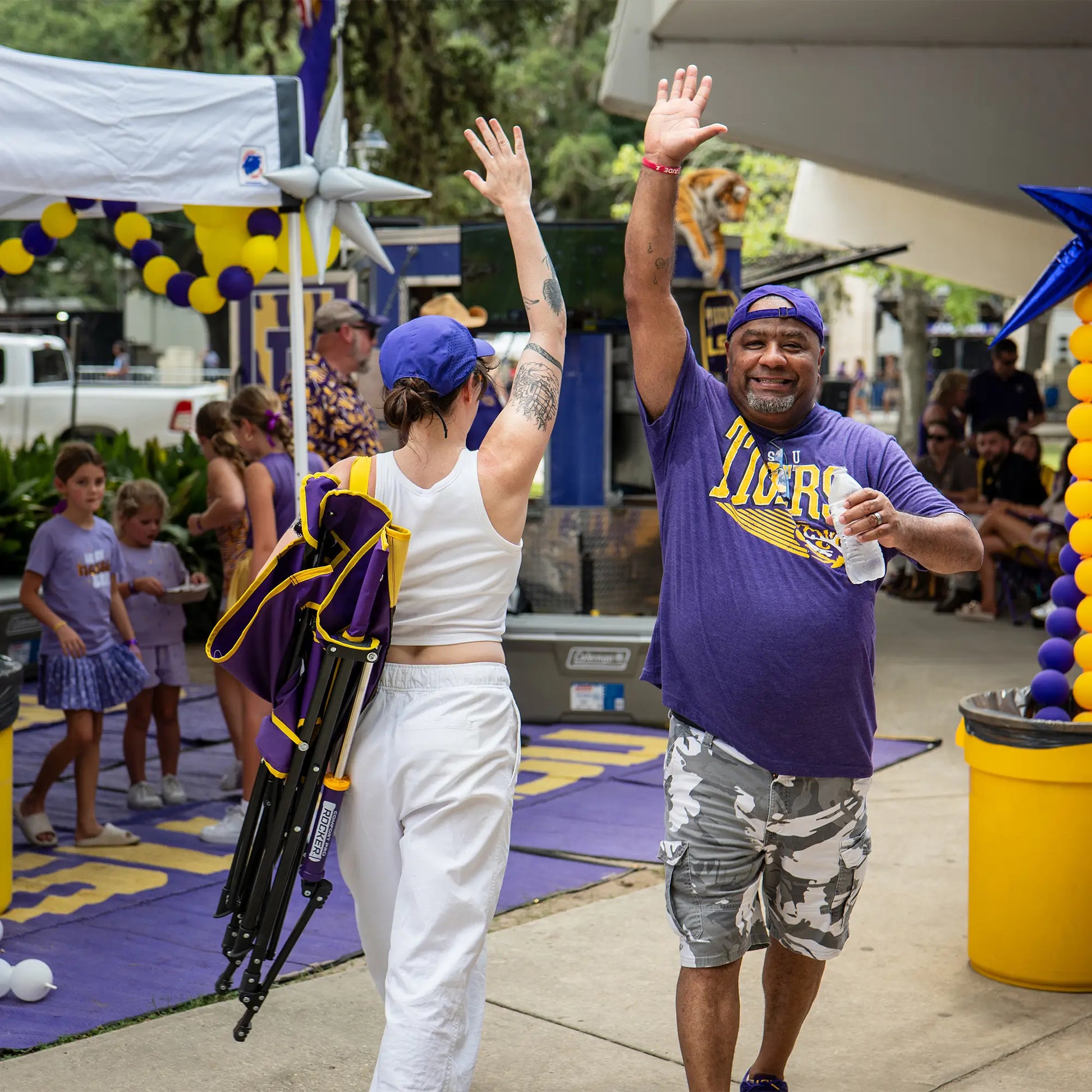 College Comfort Pro Rocker™ - LSU Tigers - Game Day Comfort