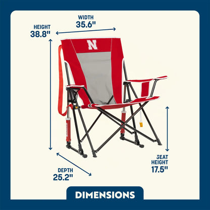 College Comfort Pro Rocker™ - Nebraska Cornhuskers - Team Spirit Ready