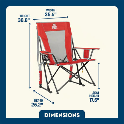 College Comfort Pro Rocker™ - Ohio State Buckeyes - All Star Comfort