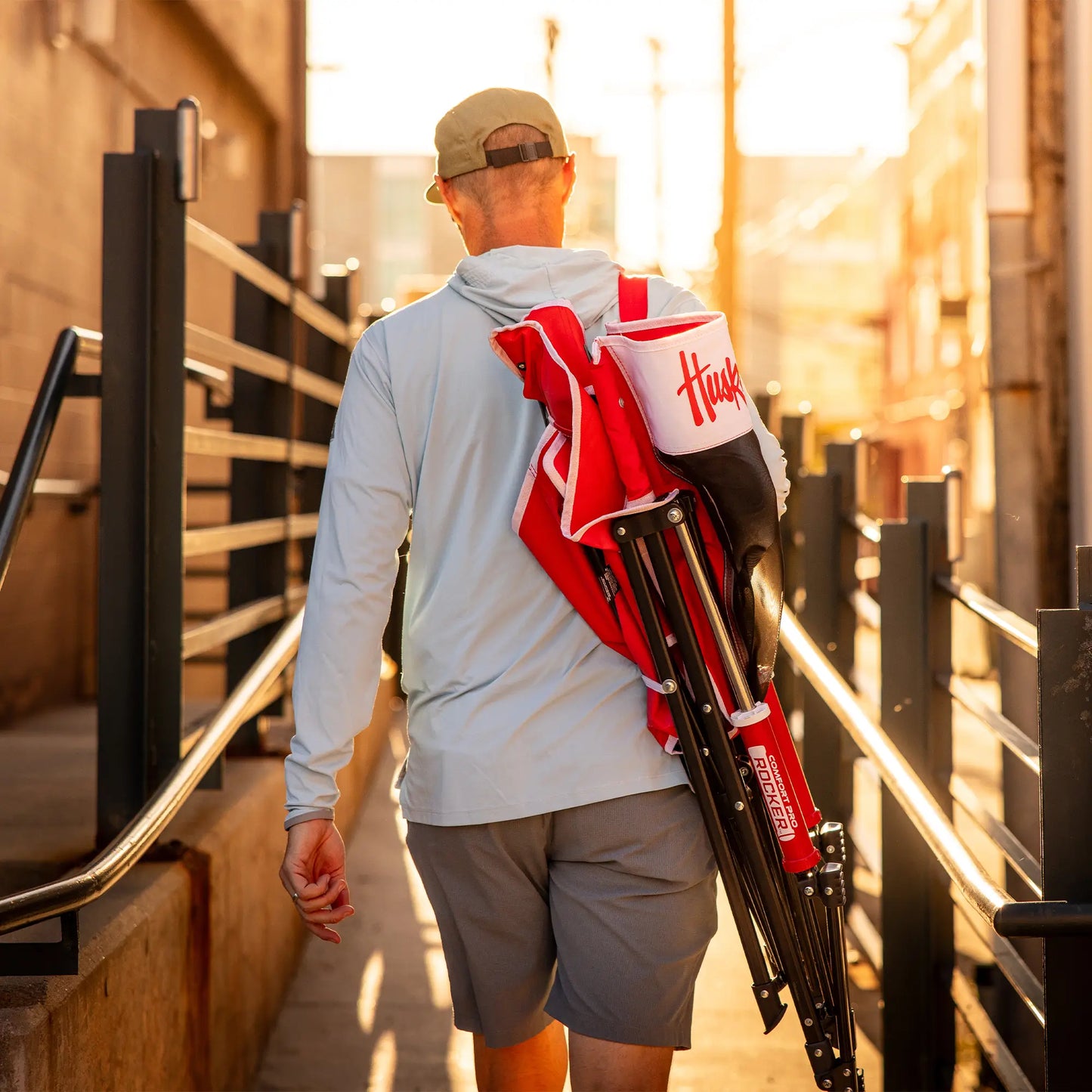 College Comfort Pro Rocker™ - Nebraska Cornhuskers - Team Spirit Ready