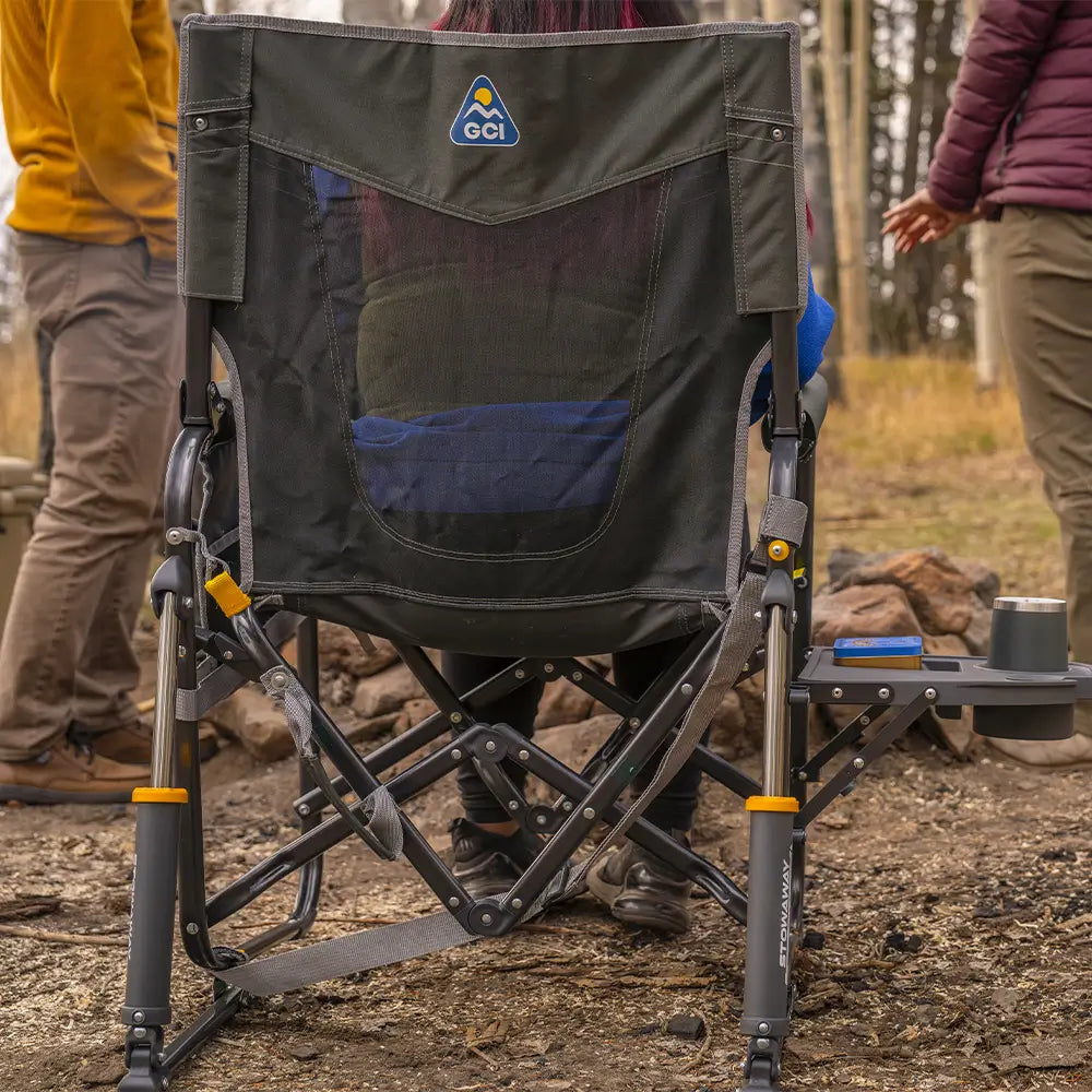 Stowaway Rocker™ with Side Table - Cookout Ready