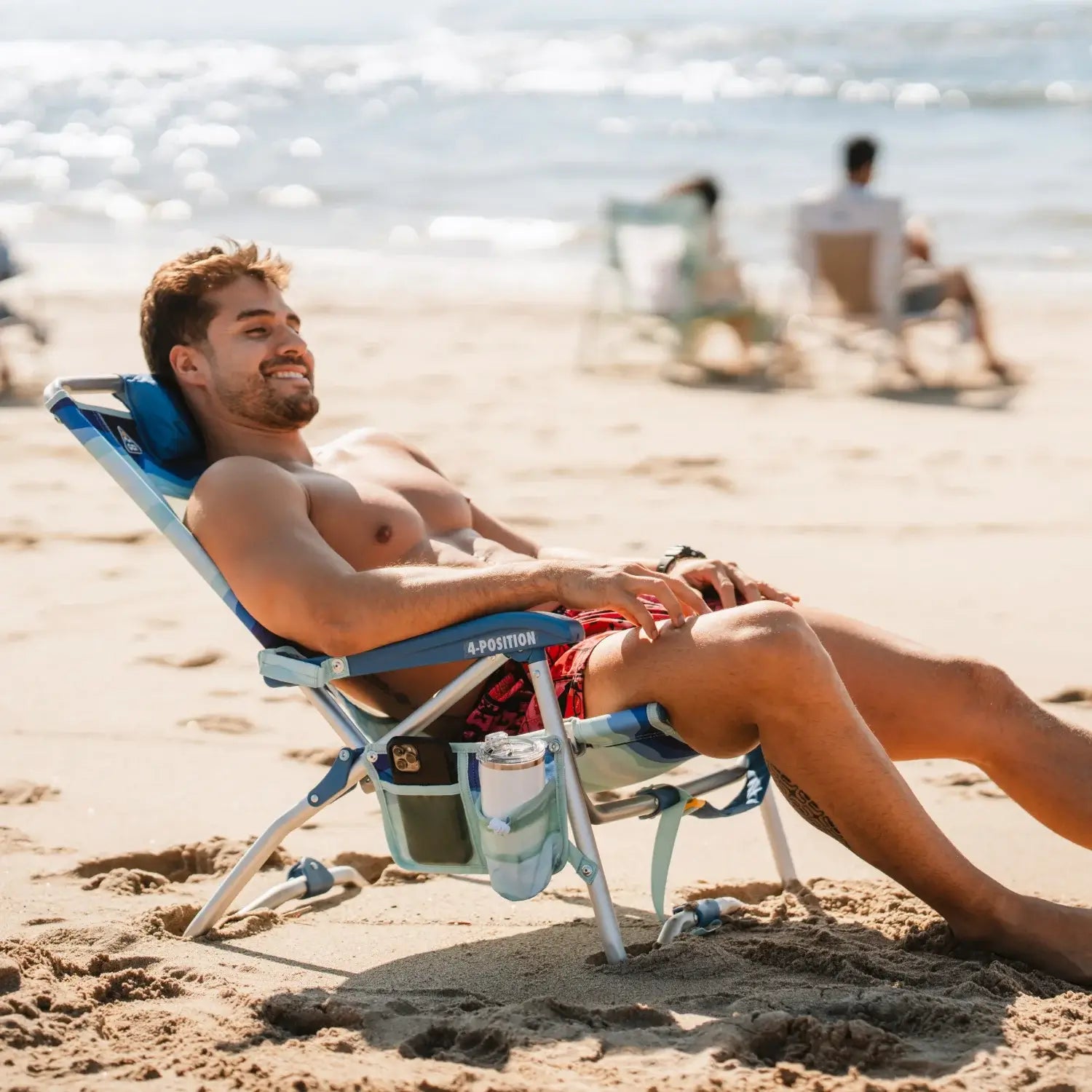 Bi-Fold Beach Chair™ - Beach Day Comfort