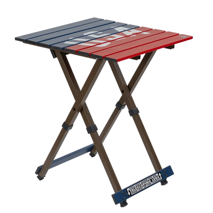 Compact Camp Table 20™ - USA Anniversary Deluxe - Tailgate Prep