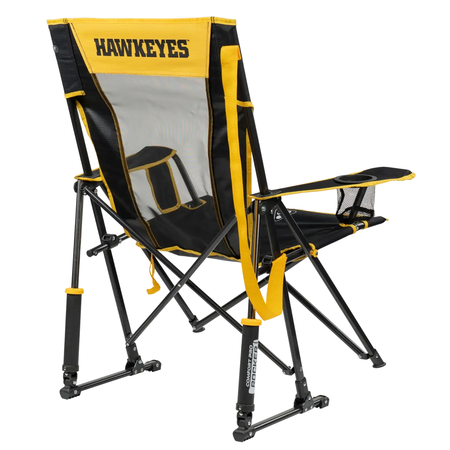 College Comfort Pro Rocker™ - Iowa Hawkeyes - Sideline Comfort
