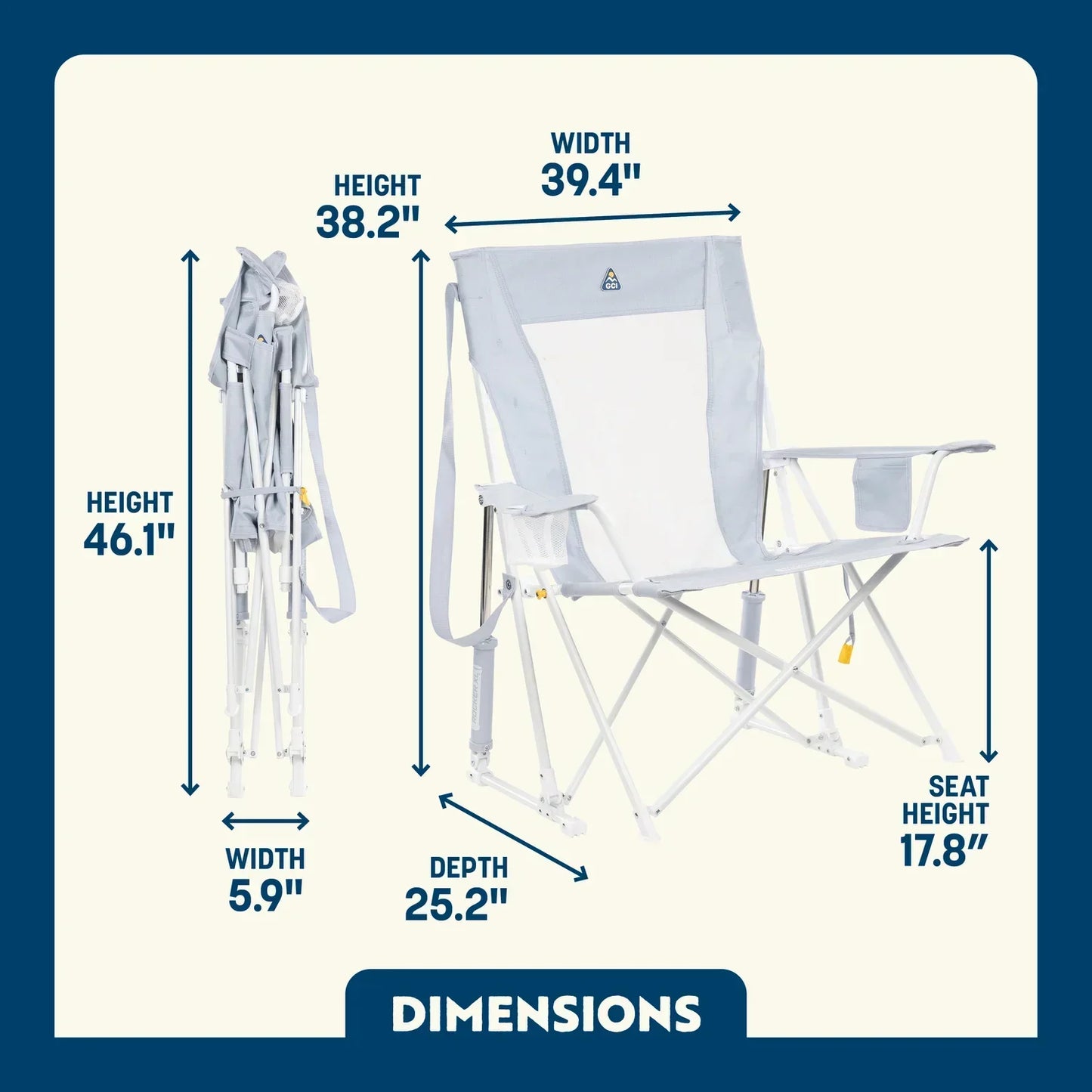 Comfort Pro Rocker XL™ - Summer Camp Ease