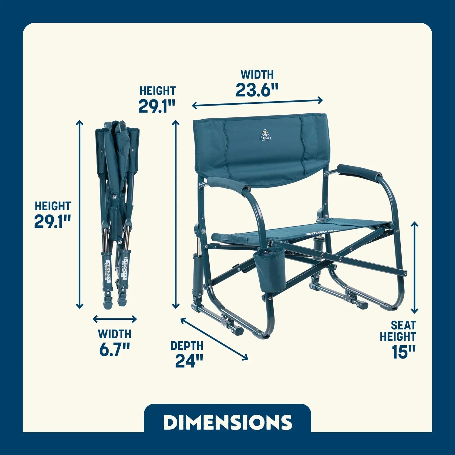 Grab & Go Rocker™ - Fresh Air Retreat