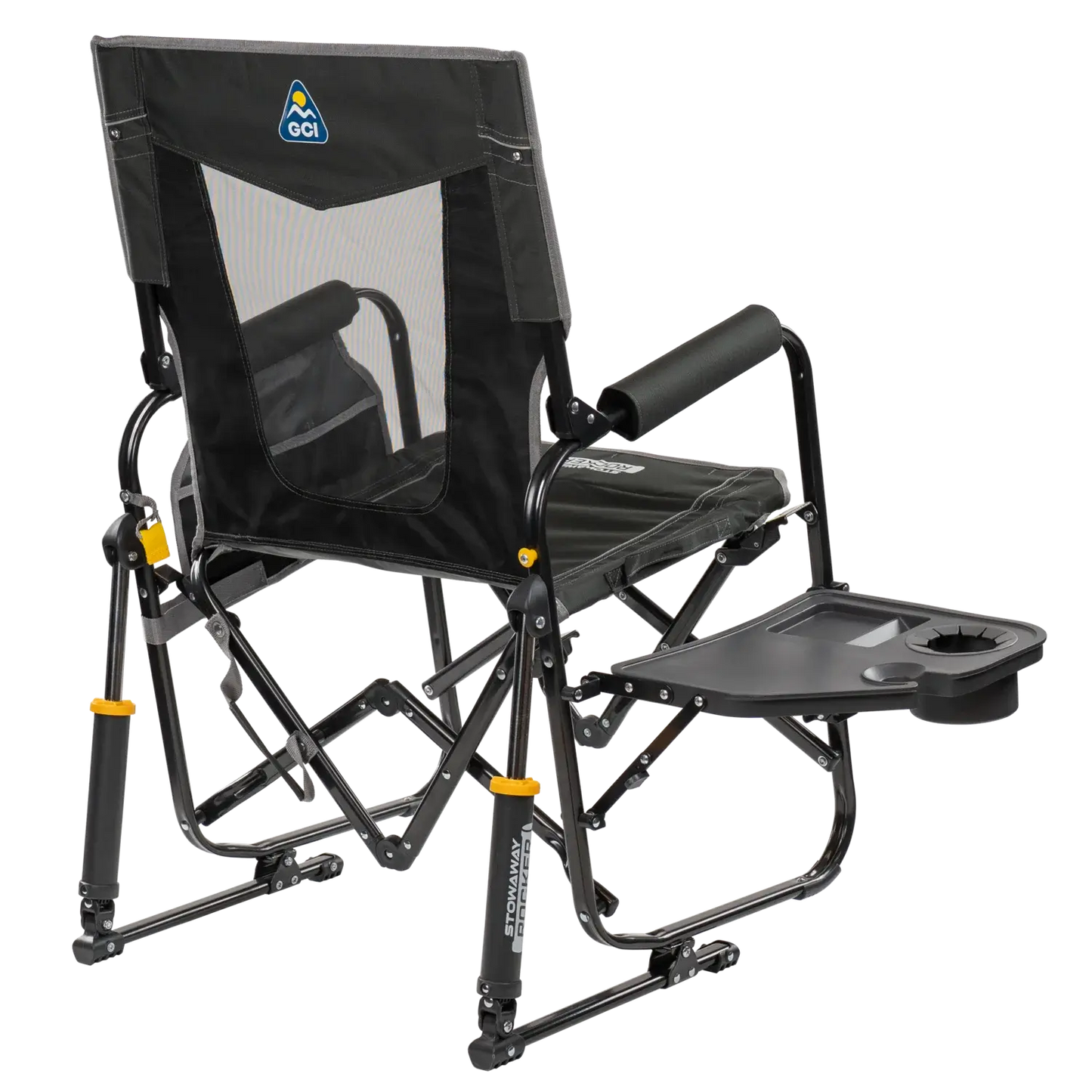 Stowaway Rocker™ with Side Table - Cookout Ready