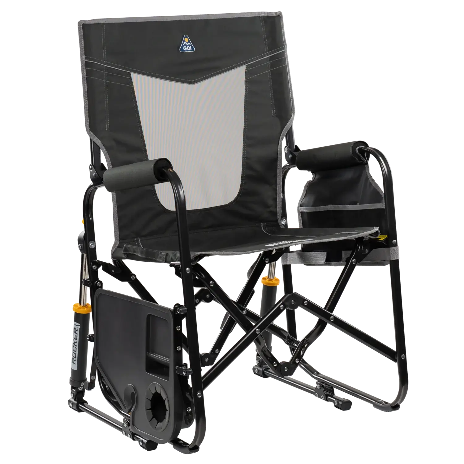Stowaway Rocker™ with Side Table - Cookout Ready