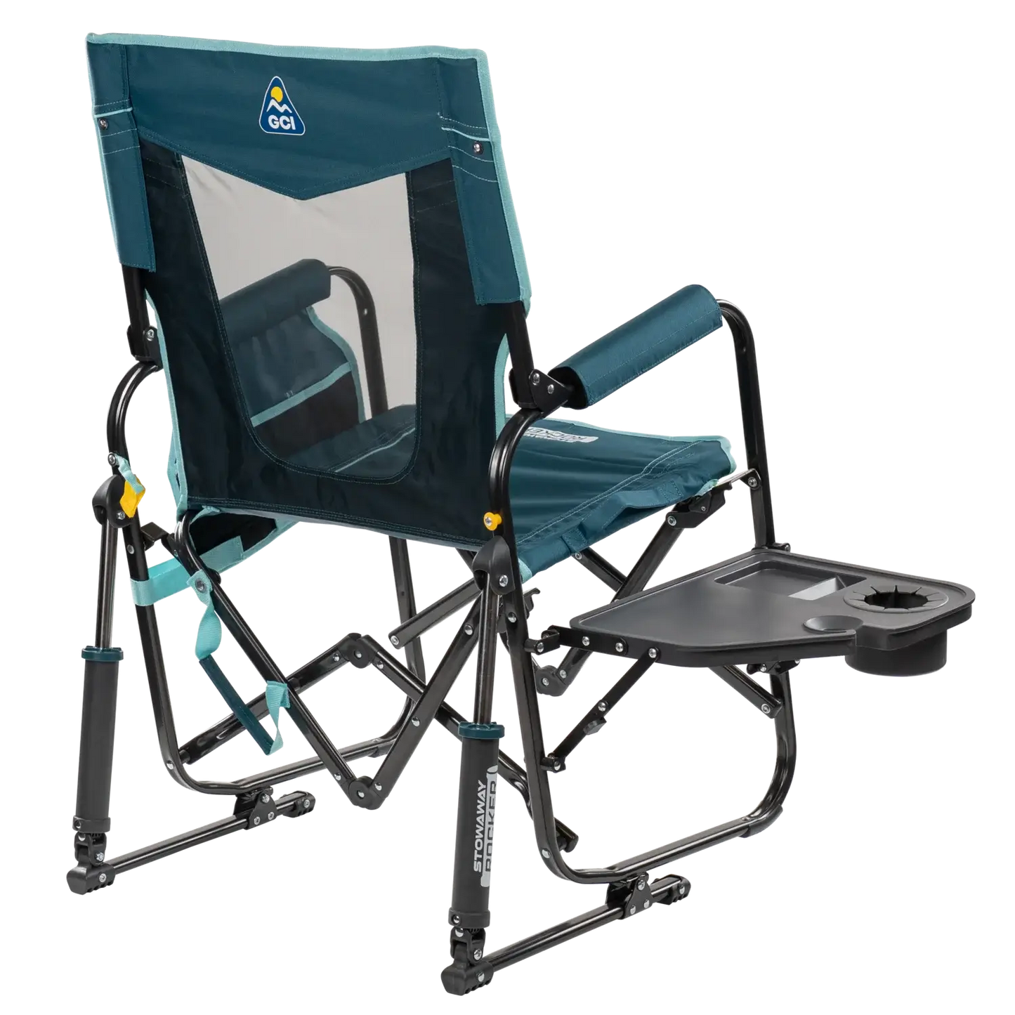 Stowaway Rocker™ with Side Table - Cookout Ready