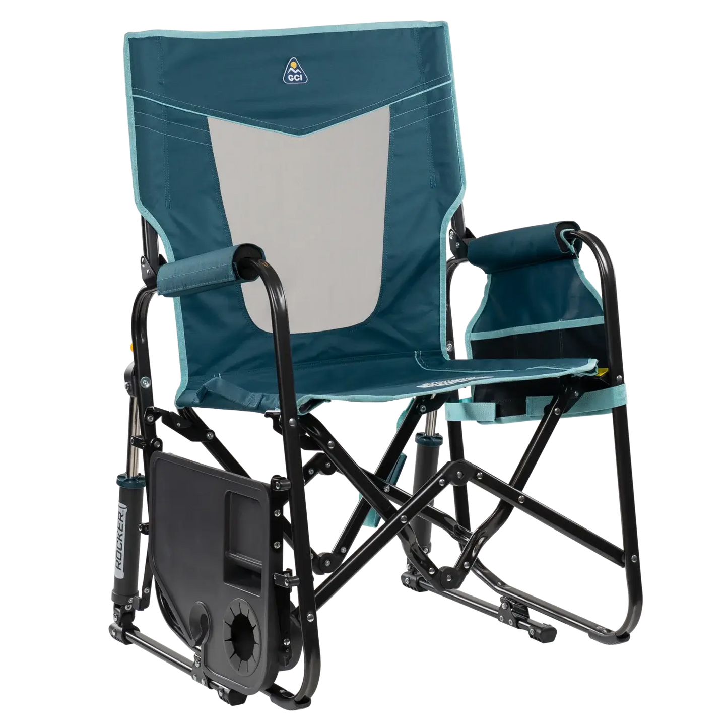 Stowaway Rocker™ with Side Table - Cookout Ready
